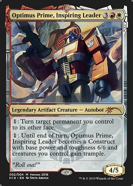 Optimus Prime, Inspiring Leader Heroes of the Realm 2018